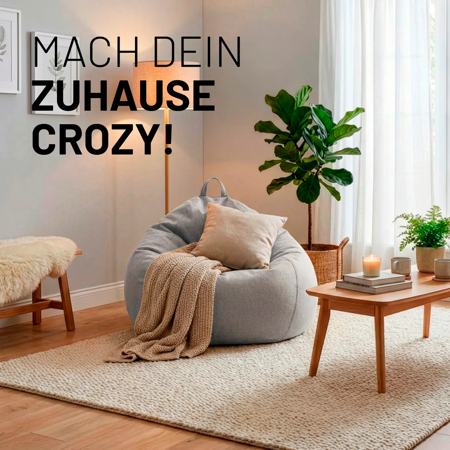 Comfort Line Sitzsack XXL - 315 L - Hellgrau - Image 8
