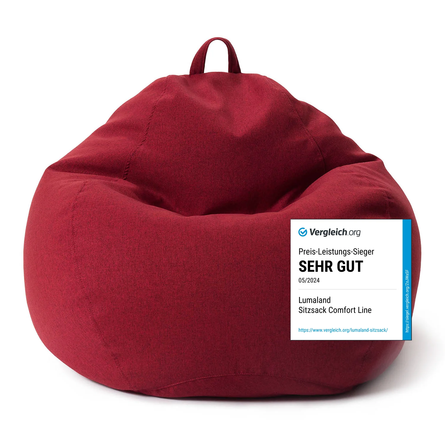 Comfort Line Sitzsack XXL - 315 L - Rot