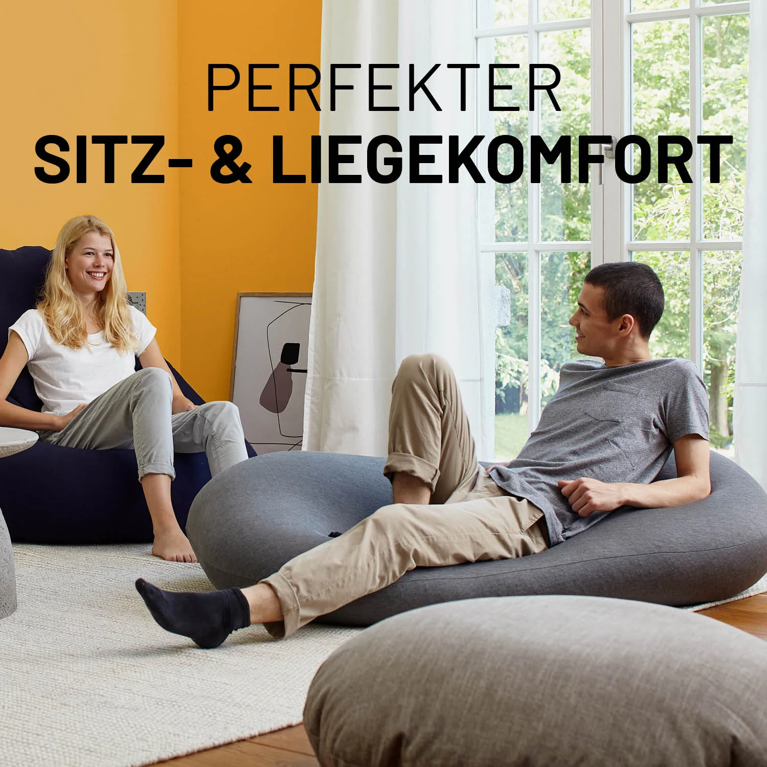 Flexi Comfort Sitzsack (380 L) - indoor - Rot - Image 5