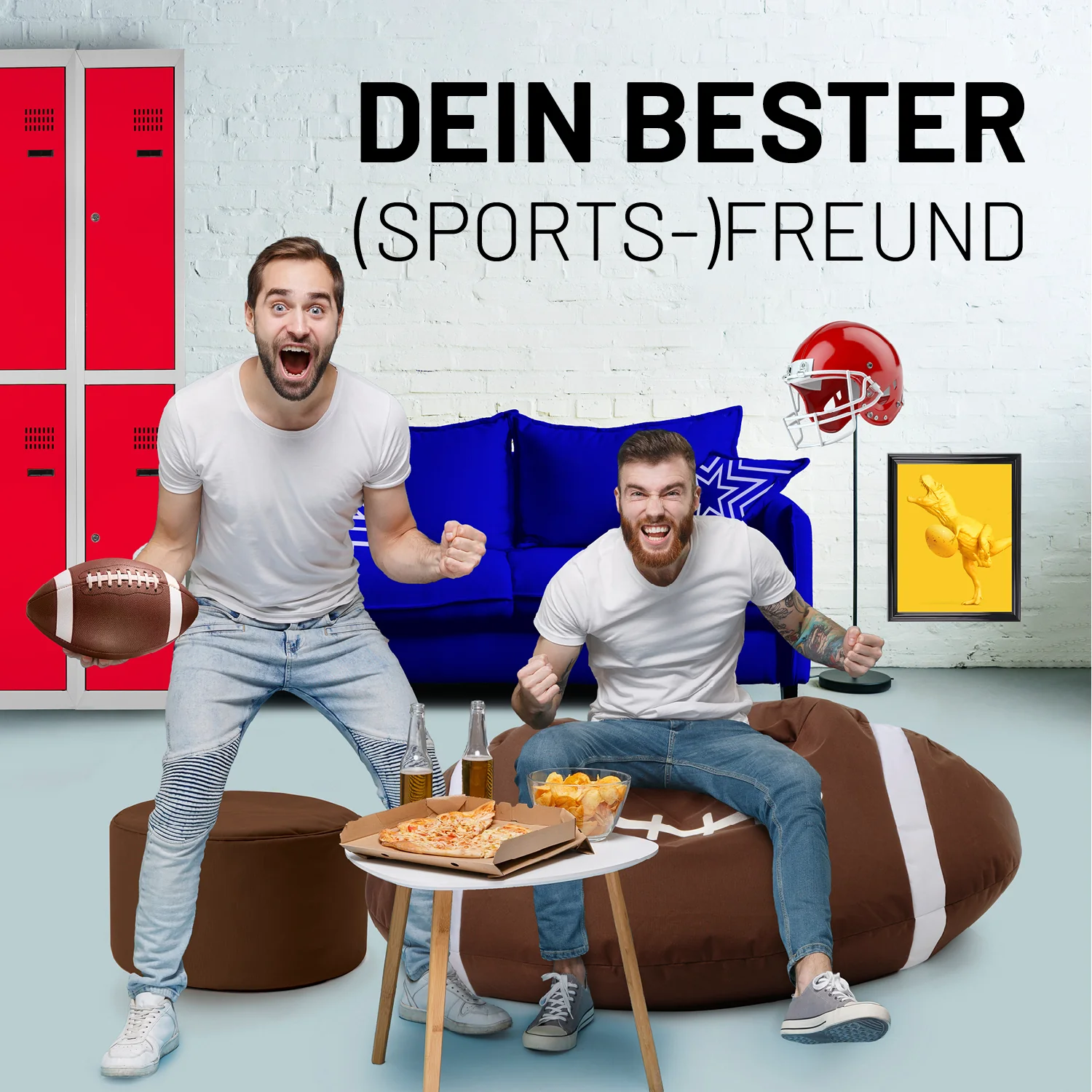 Football-Sitzsack (300 L) - indoor & outdoor - Image 3