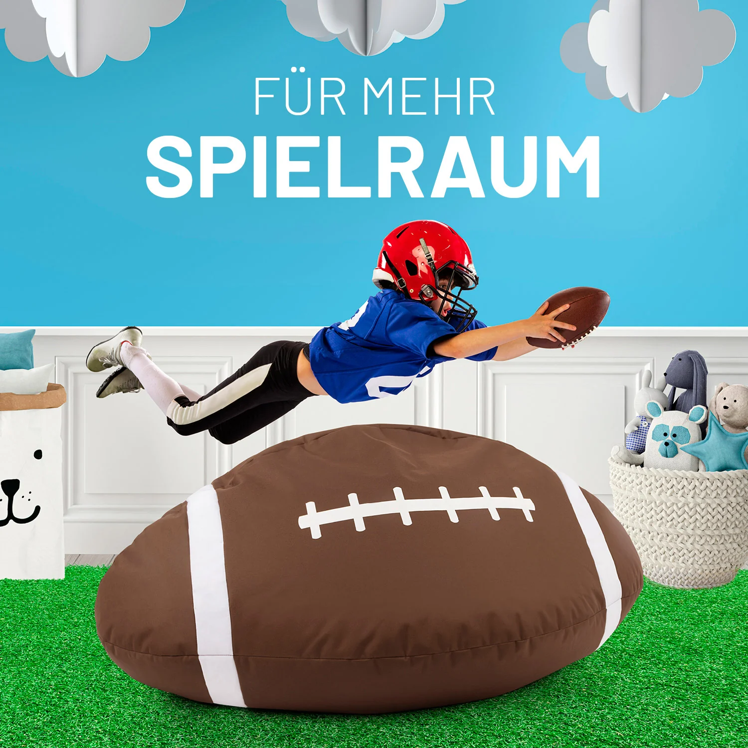 Football-Sitzsack (300 L) - indoor & outdoor - Image 7