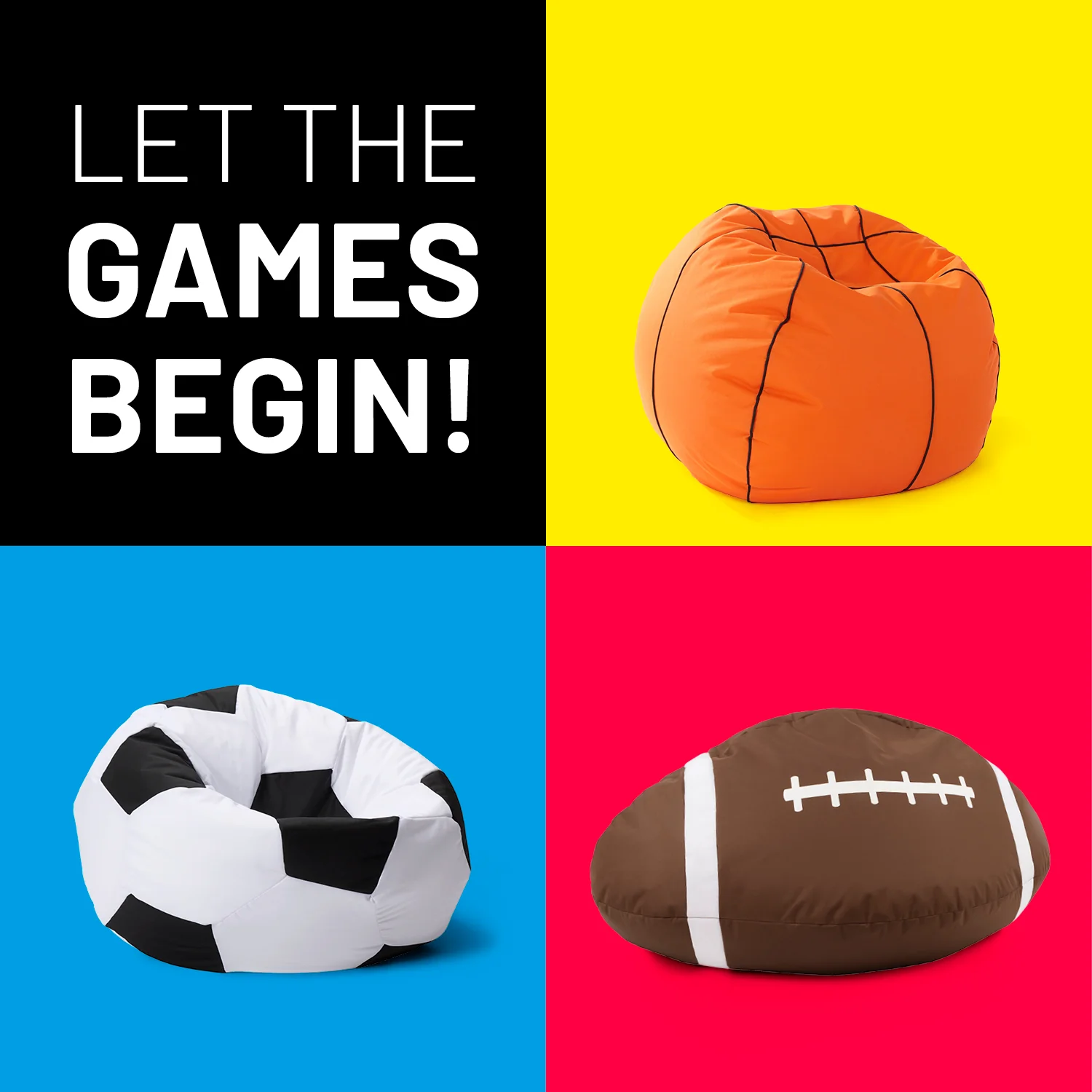 Football-Sitzsack (300 L) - indoor & outdoor - Image 8