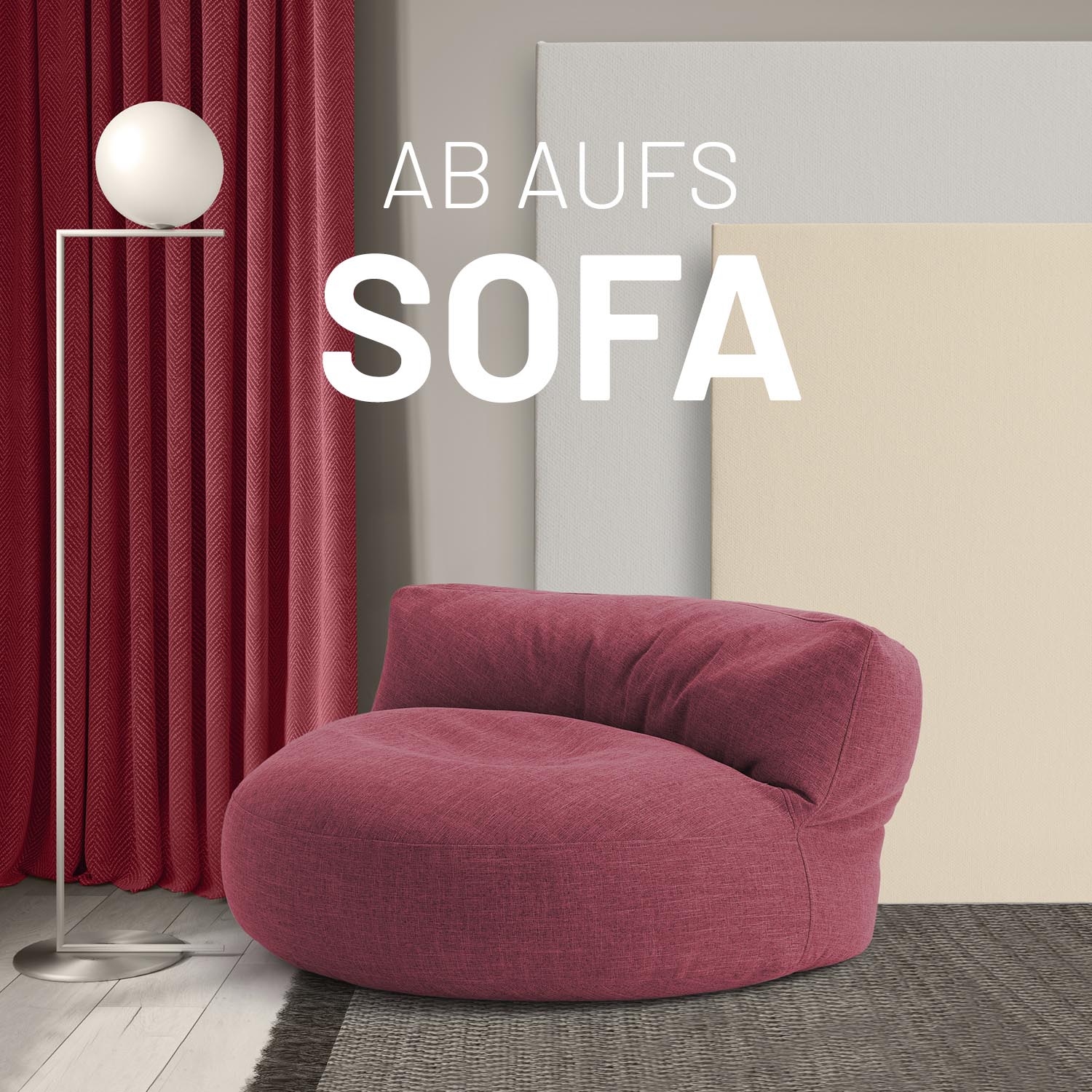 Interior Line Sitzsack-Lounge (320 L) - indoor - Rot - Image 6