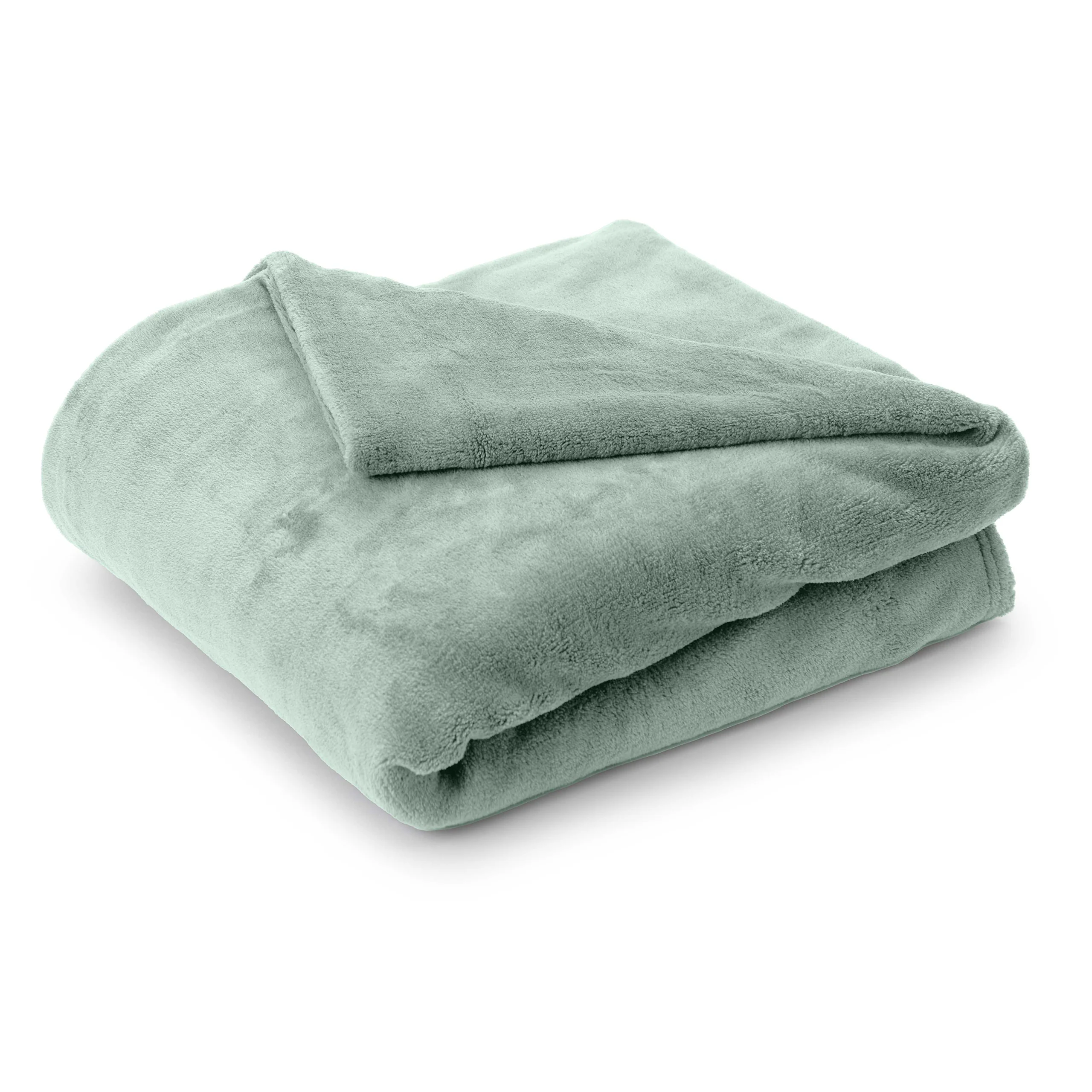 Kuscheldecke - 220x240 cm - Sofadecke & Tagesdecke - Aloegrün - Image 2