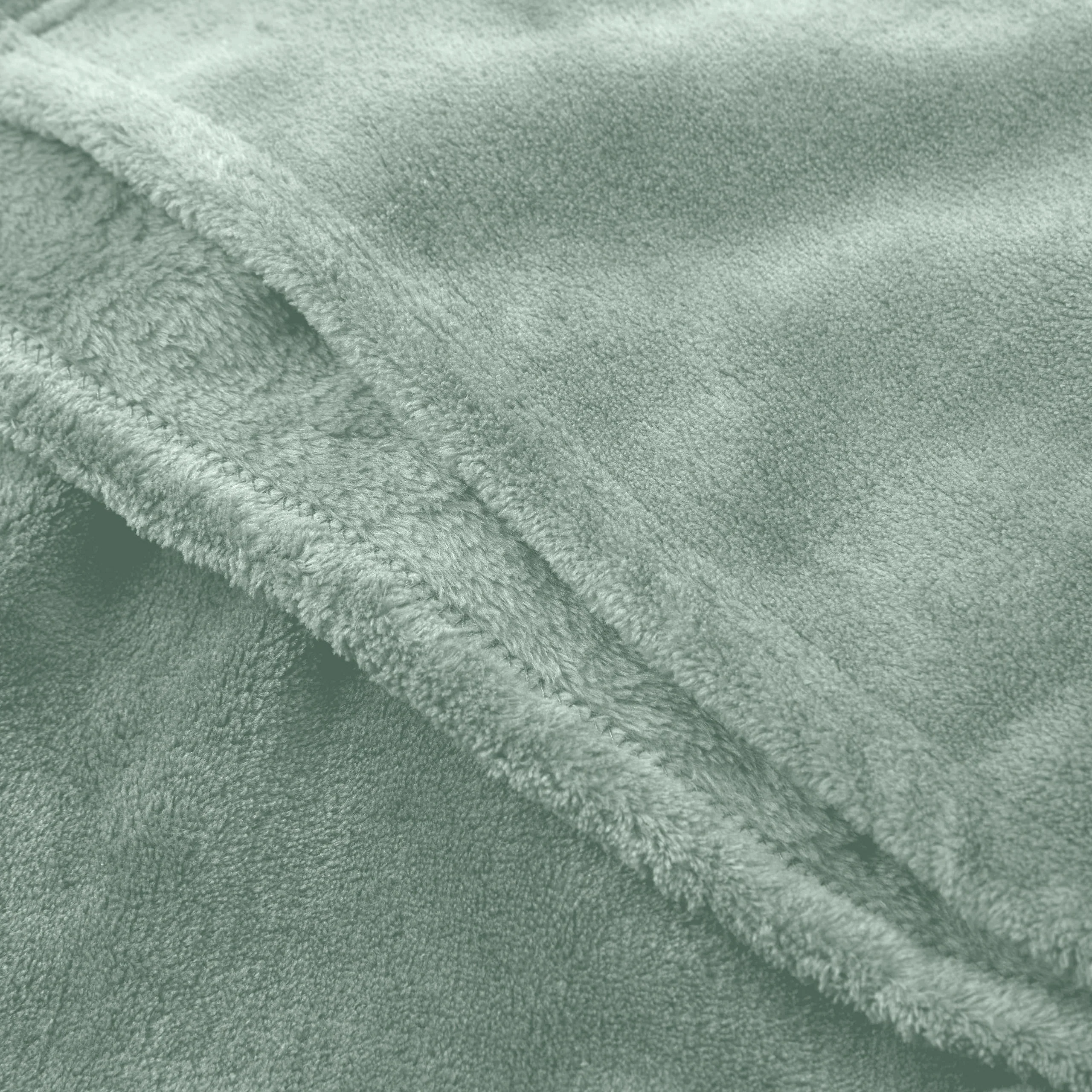 Kuscheldecke - 220x240 cm - Sofadecke & Tagesdecke - Aloegrün - Image 7