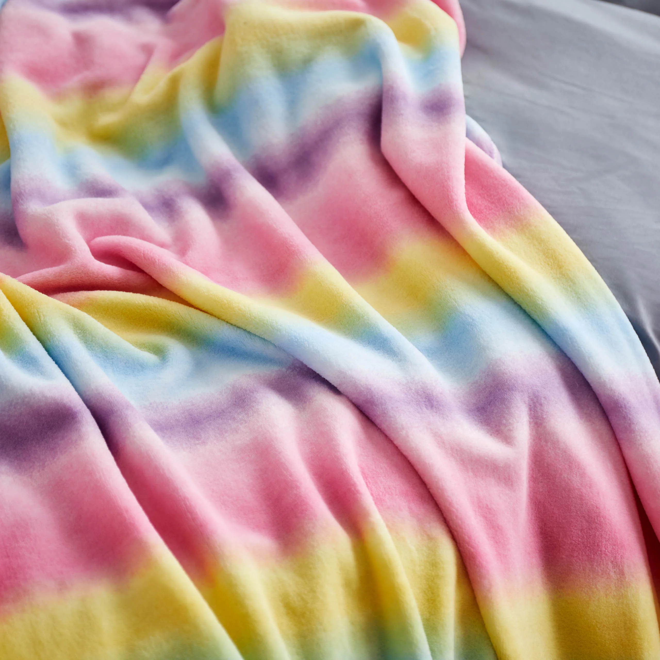 Kuscheldecke für Kinder - 150 x 180 cm - Regenbogen - Image 5