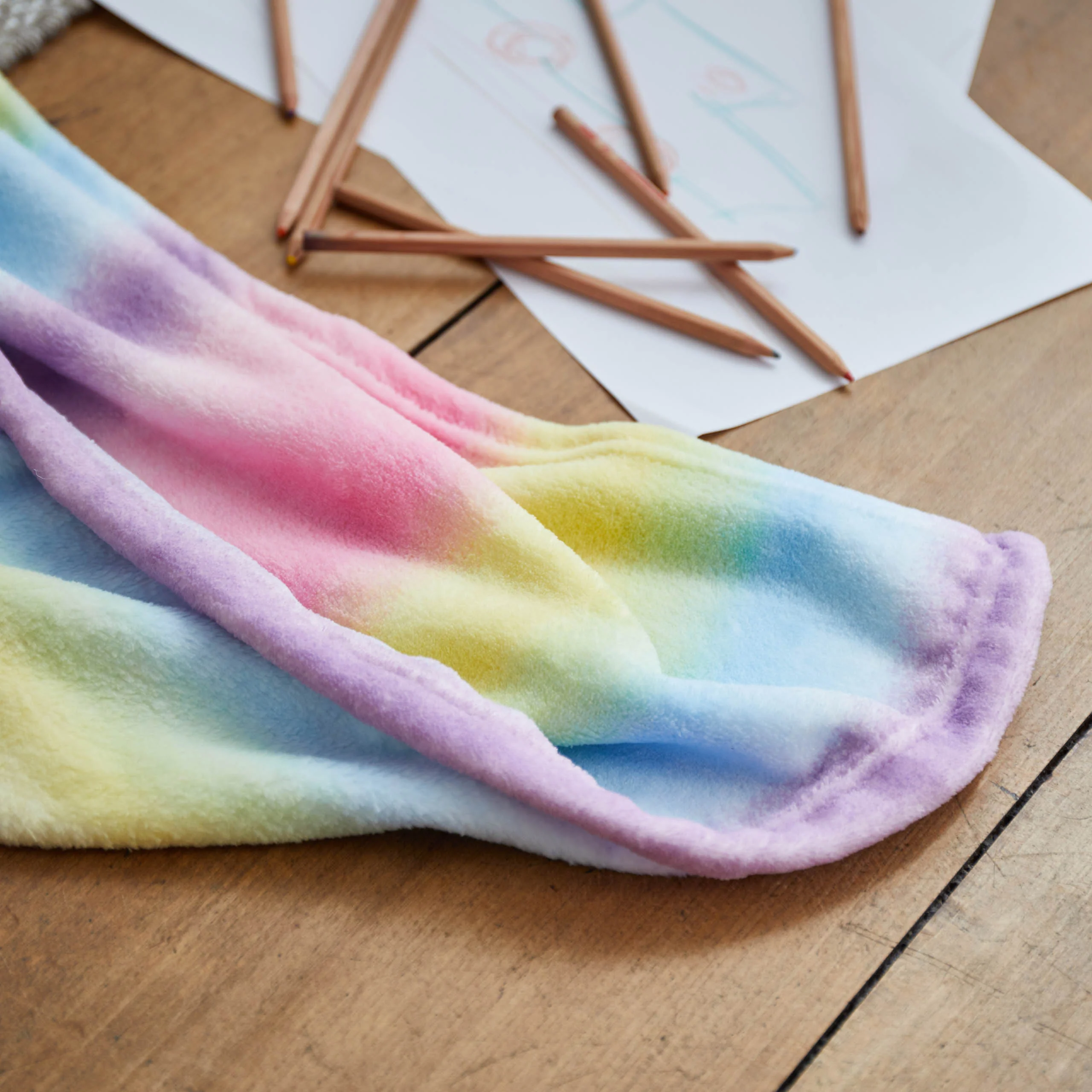 Kuscheldecke für Kinder - 75 x 100 cm - Regenbogen - Image 5