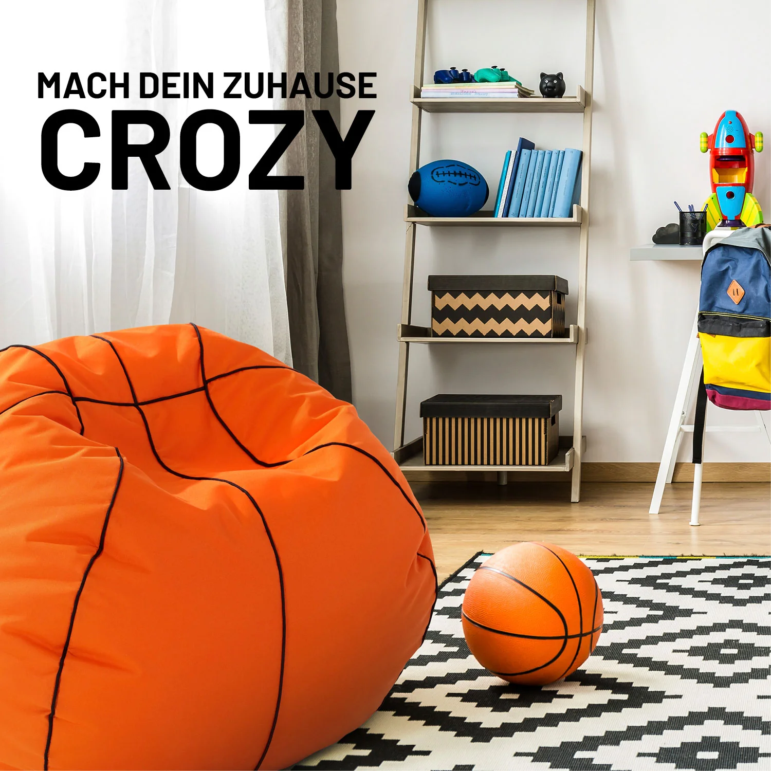 Luxury Basketball Sitzsack (300 L) - indoor & outdoor - Image 3