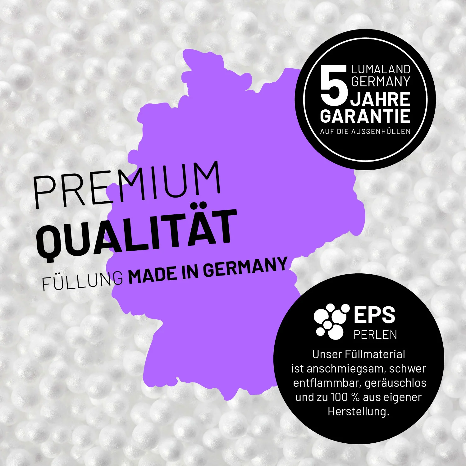 Luxury Fluffy Sitzsack (120 L) - indoor - Grün - Image 4