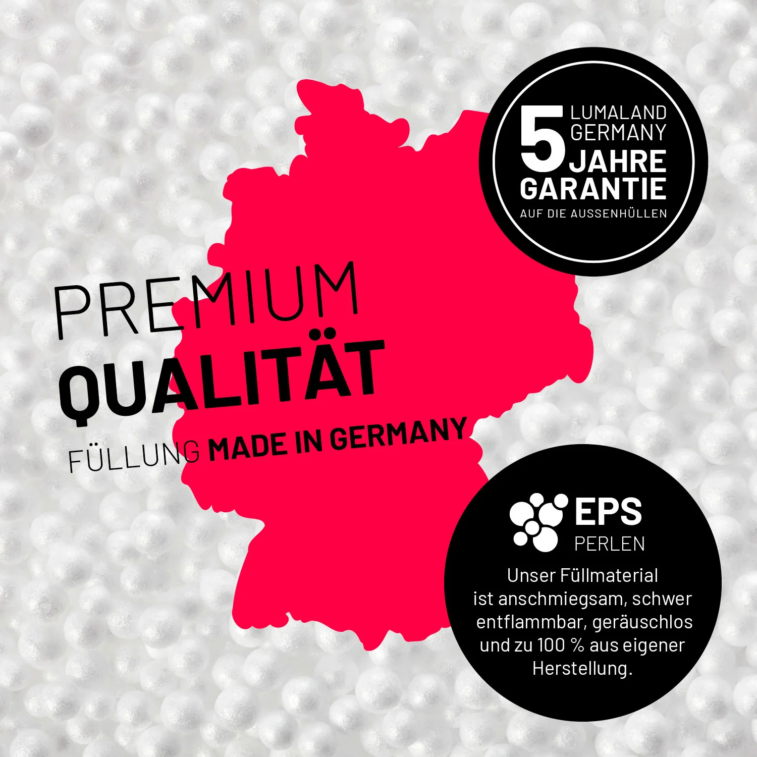 Luxury XL PLUS Sitzsack (220 L) - indoor - Grau - Image 4