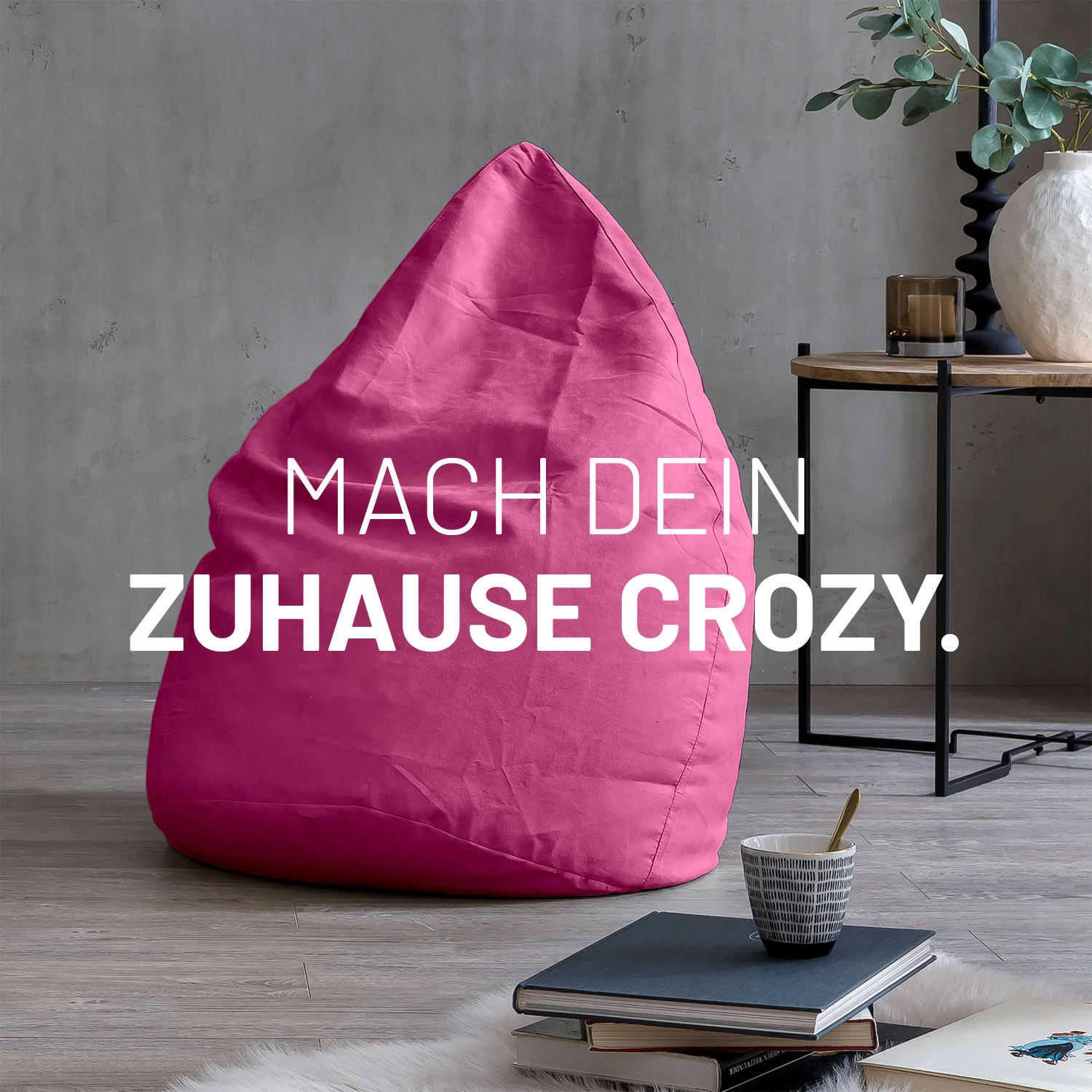 Luxury XL PLUS Sitzsack (220 L) - Indoor - Pink - Image 3