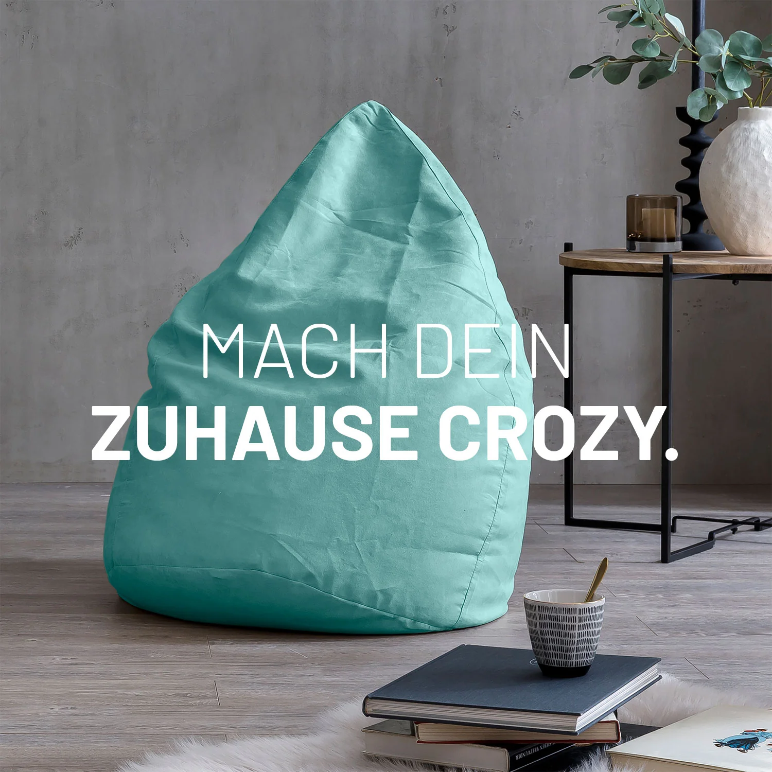 Luxury XL PLUS Sitzsack (220 L) - indoor - Türkis - Image 3