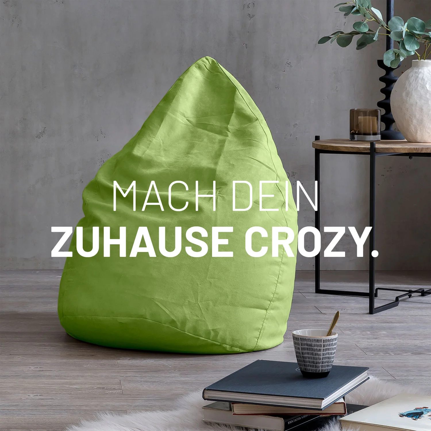 Luxury XL Sitzsack (120 L) - indoor - Grün - Image 3