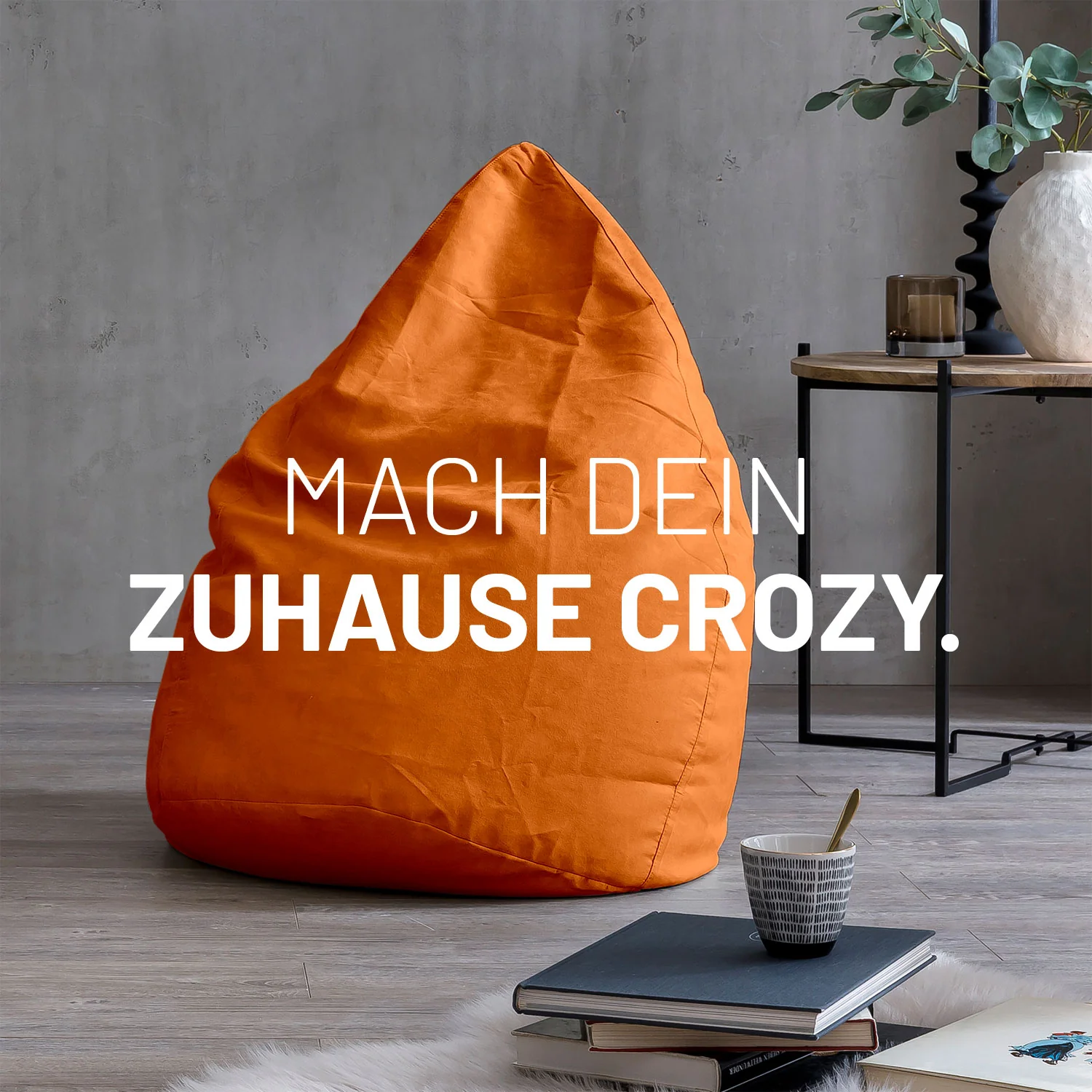 Luxury XL Sitzsack (120 L) - indoor - Orange - Image 3