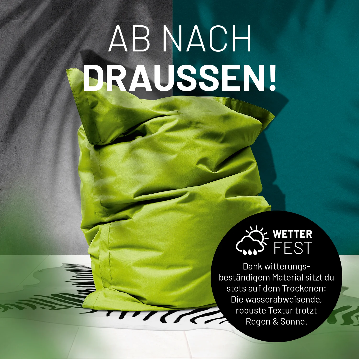 Sitzsack Classic XXL (380 L) - indoor & outdoor - Grün - Image 5