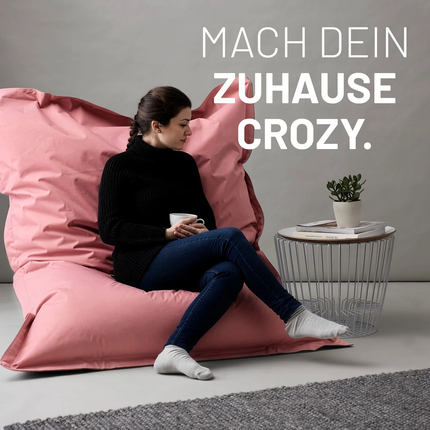 Sitzsack Classic XXL (380 L) - indoor & outdoor - Pastell Pink - Image 3