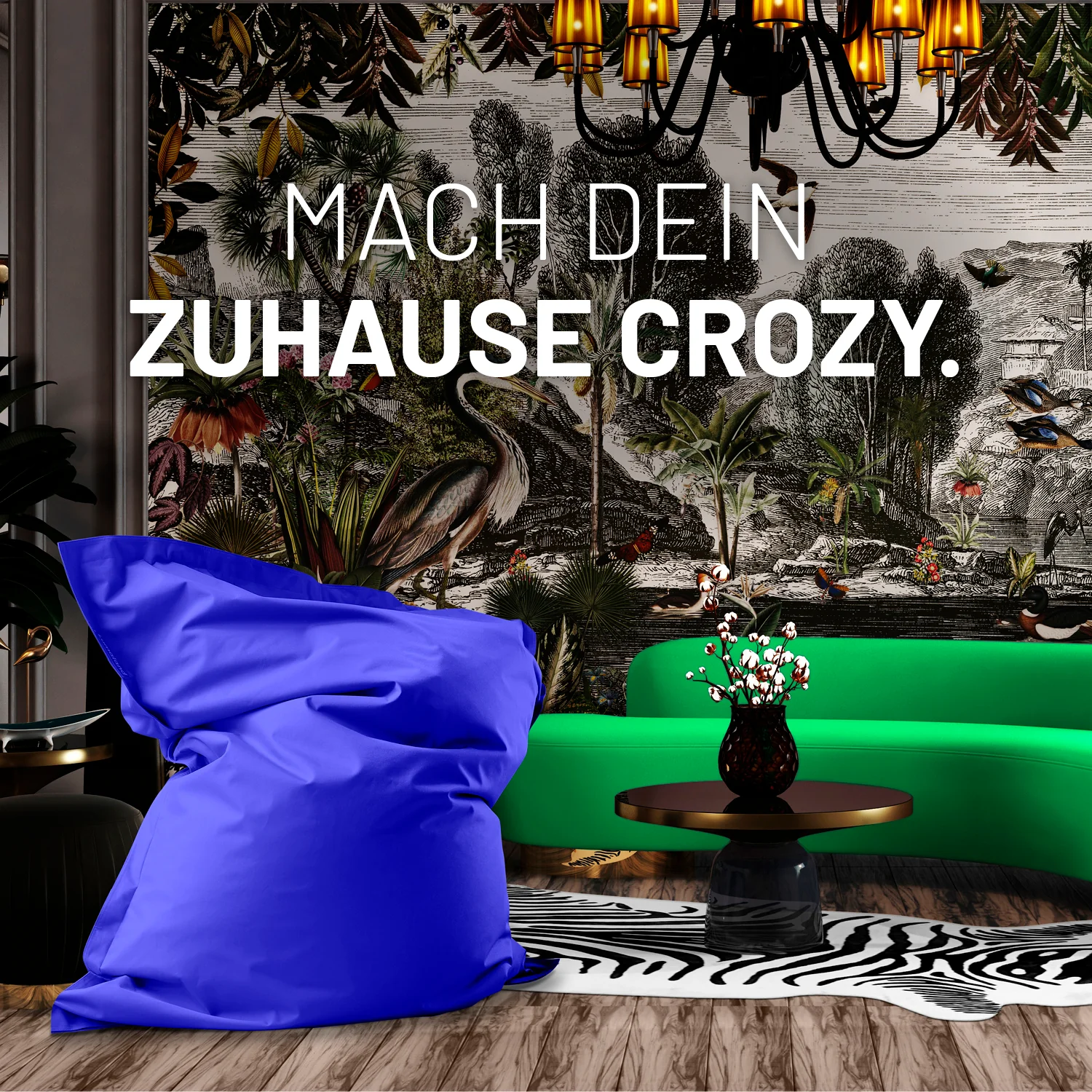 Sitzsack Classic XXL (380 L) - indoor & outdoor - Royalblau - Image 3