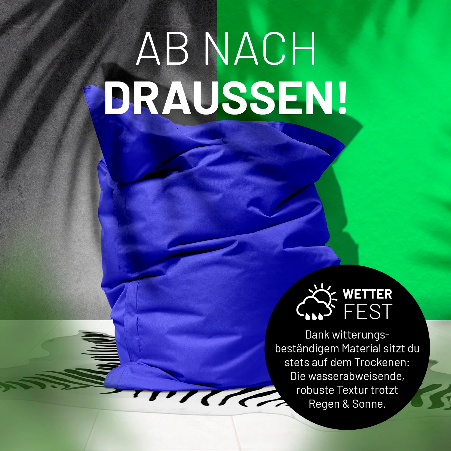 Sitzsack Classic XXL (380 L) - indoor & outdoor - Royalblau - Image 6