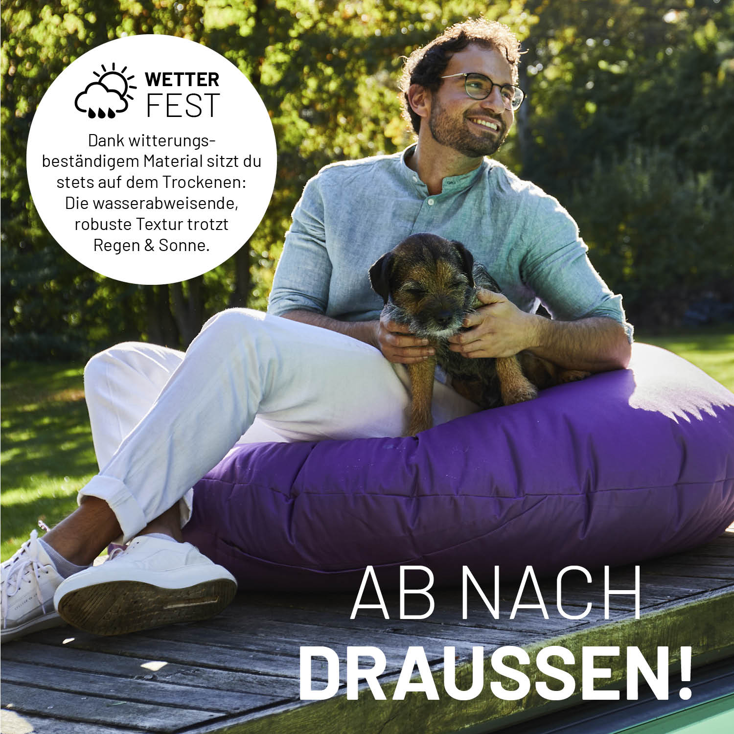 Sitzsack Drops (300 L) - indoor & outdoor - Anthrazit - Image 6