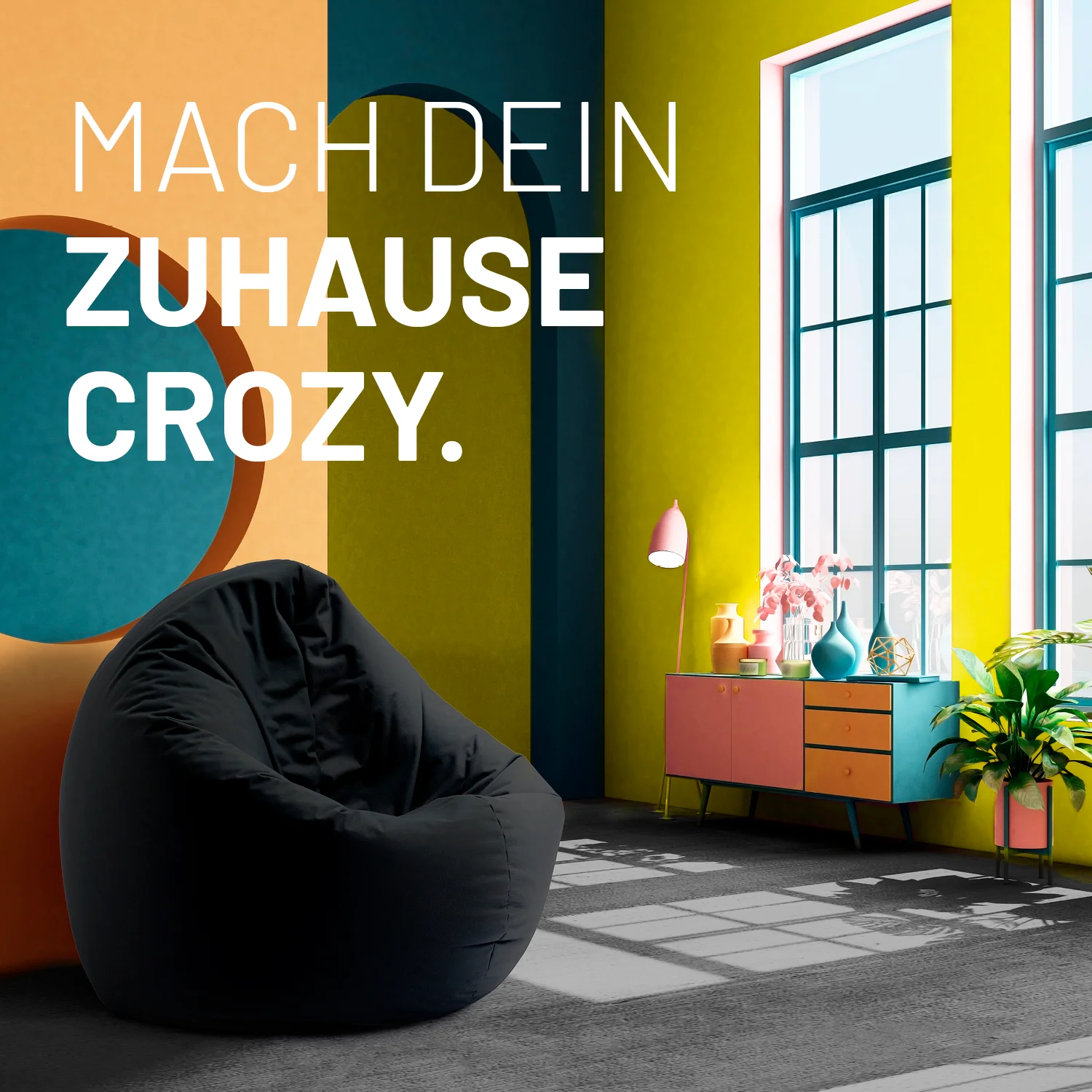 Sitzsack Drops (300 L) - indoor & outdoor - Schwarz - Image 3
