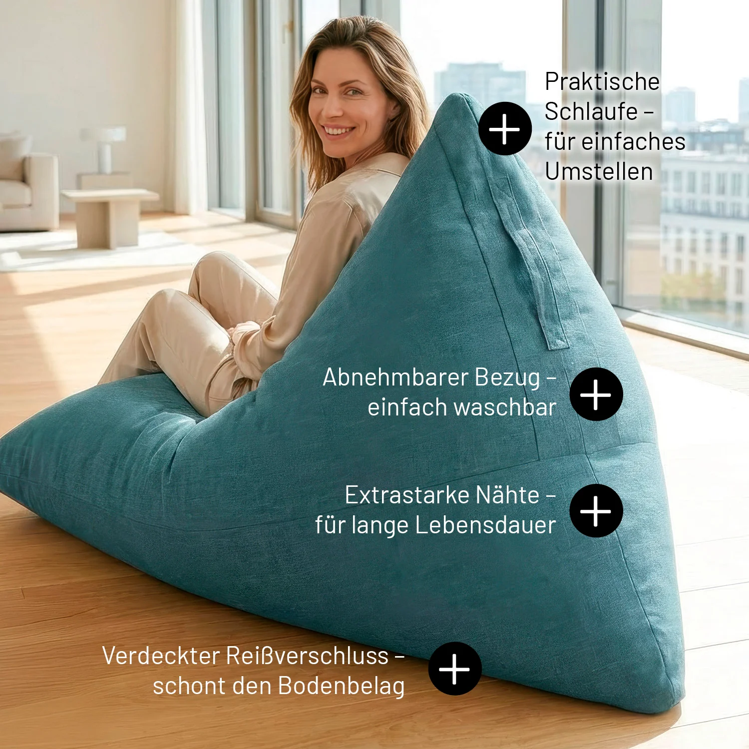 Sitzsack Interior Line (370 L) - indoor - Aqua - Image 6