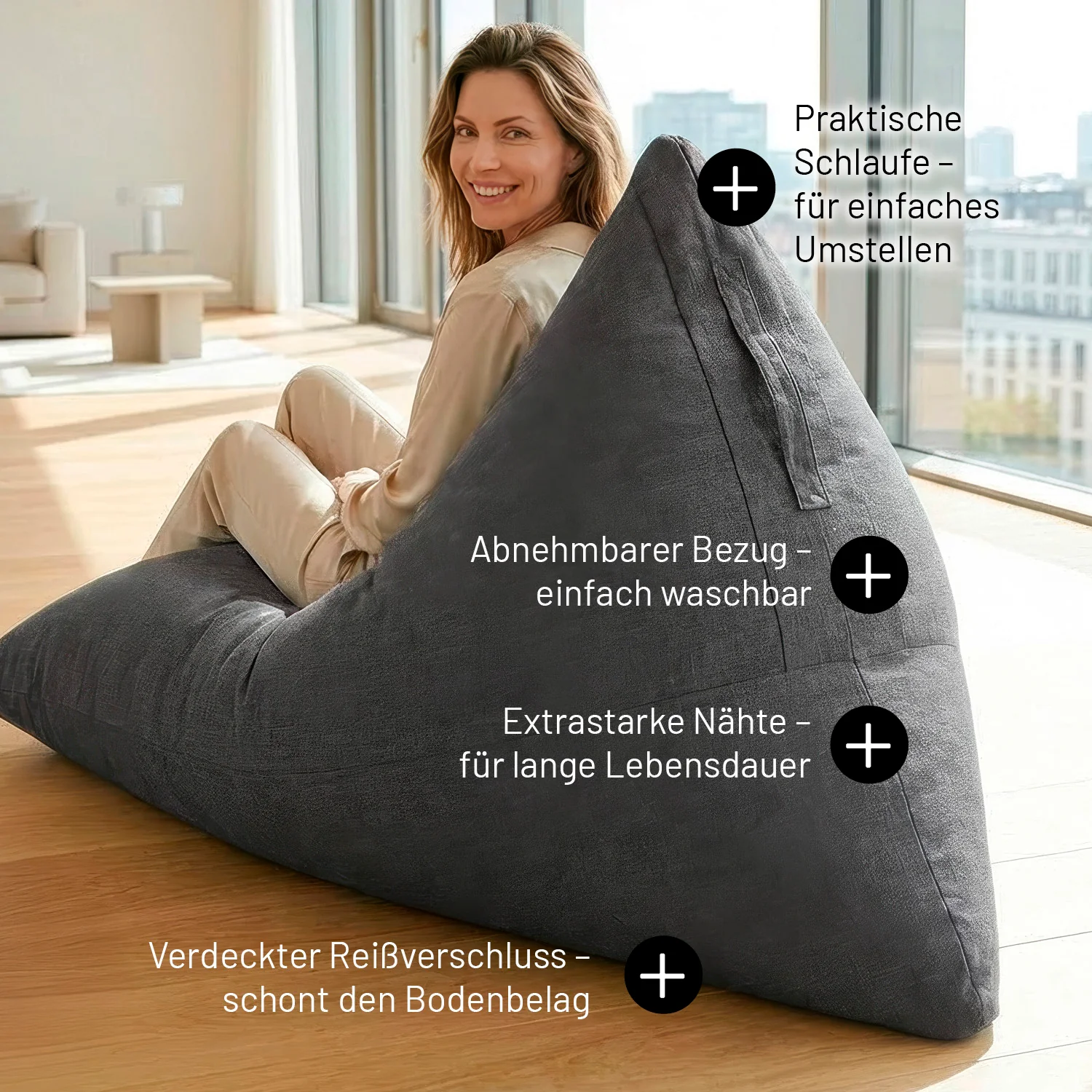 Sitzsack Interior Line (370 L) - indoor - Dunkelgrau - Image 6