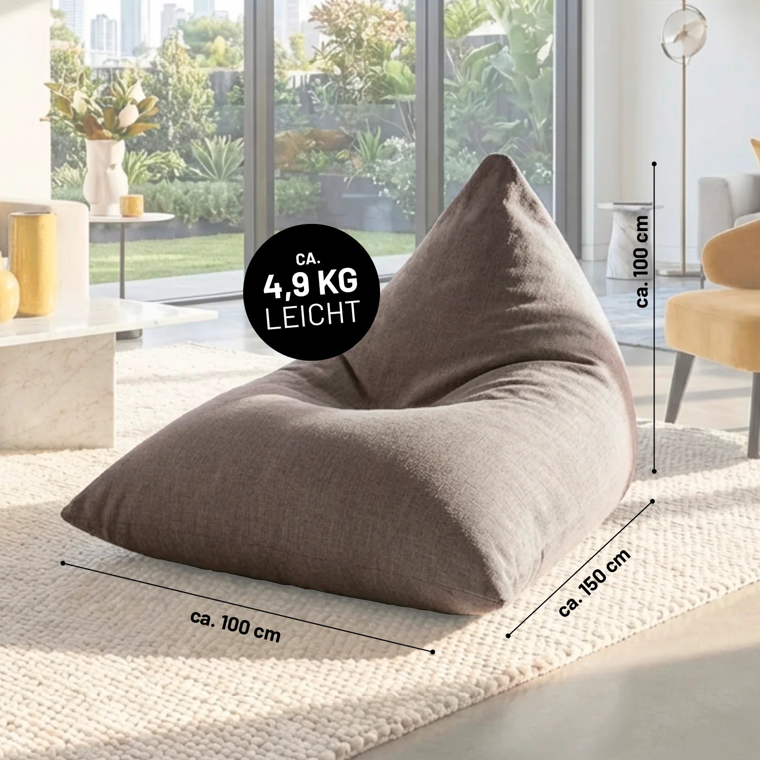 Sitzsack Interior Line (370 L) - indoor - Hellgrau - Image 3