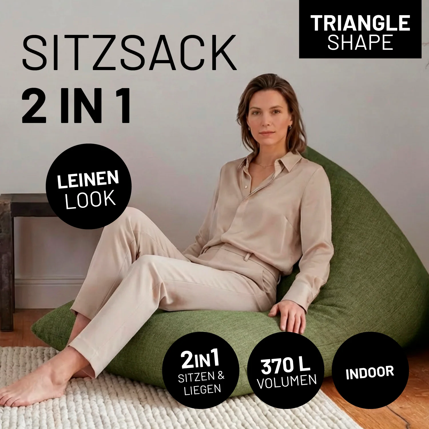 Sitzsack Interior Line (370 L) - indoor - Lime - Image 2