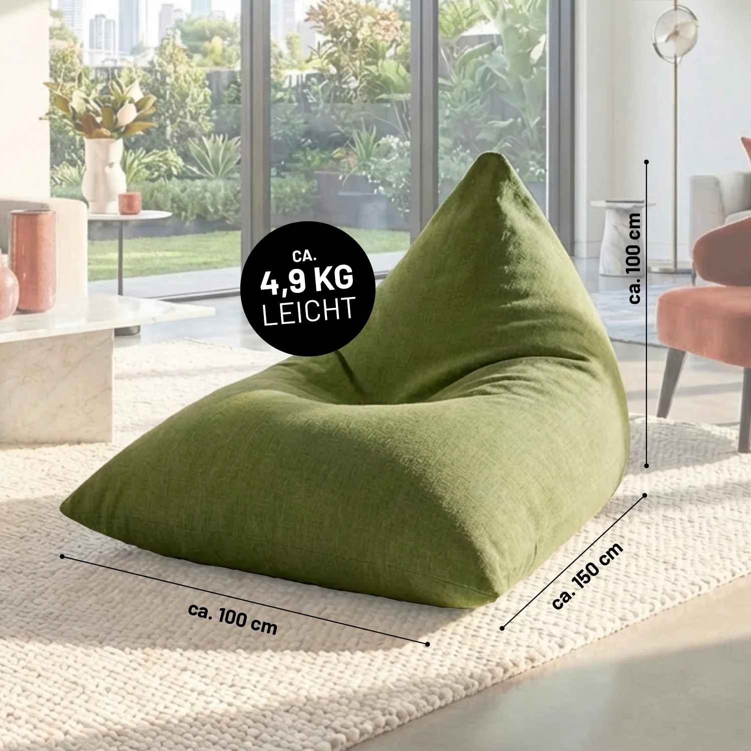 Sitzsack Interior Line (370 L) - indoor - Lime - Image 3