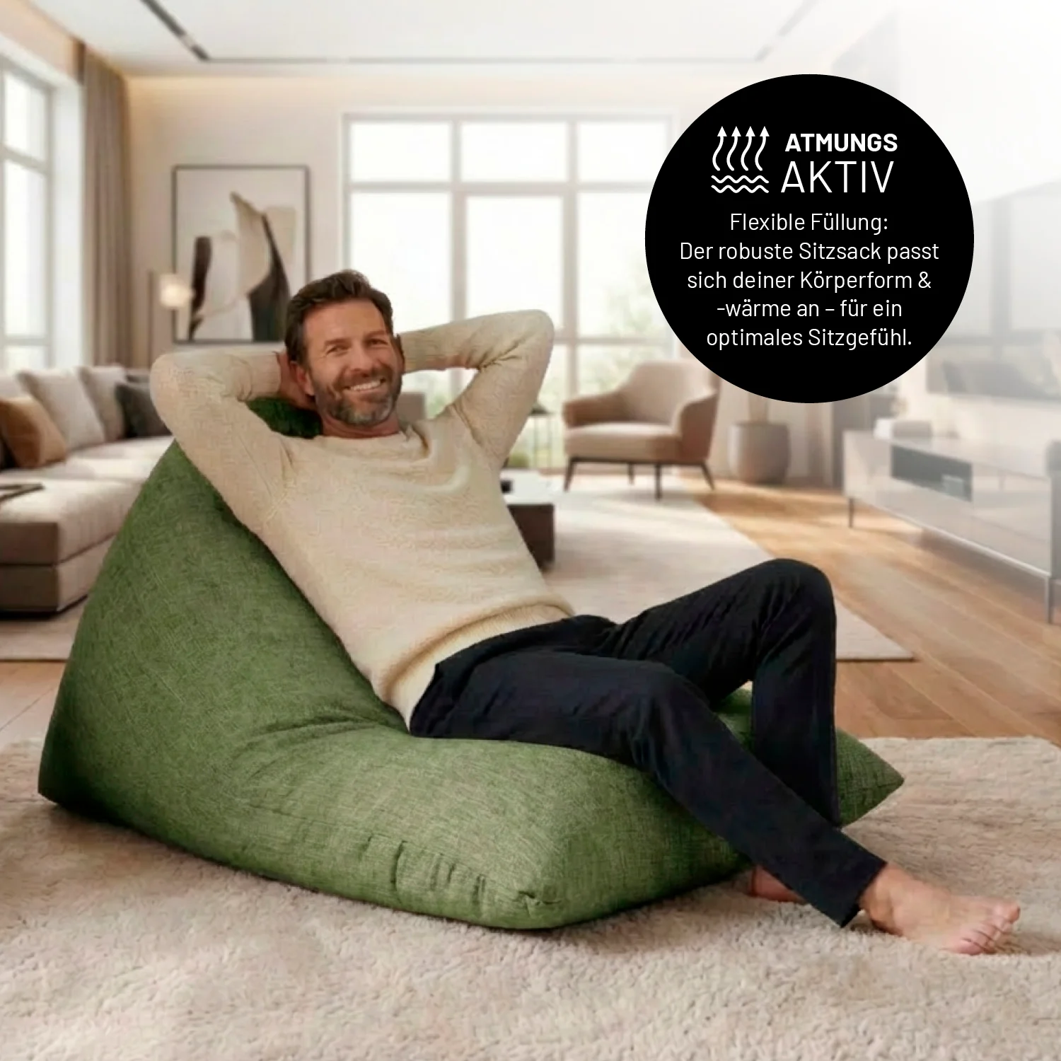 Sitzsack Interior Line (370 L) - indoor - Lime - Image 7