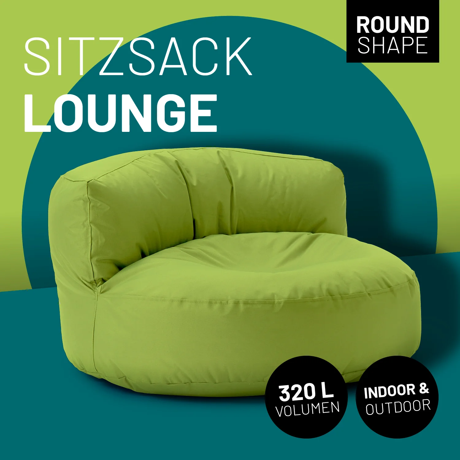 Sitzsack Lounge (320 L) - indoor & outdoor - Grün - Image 2