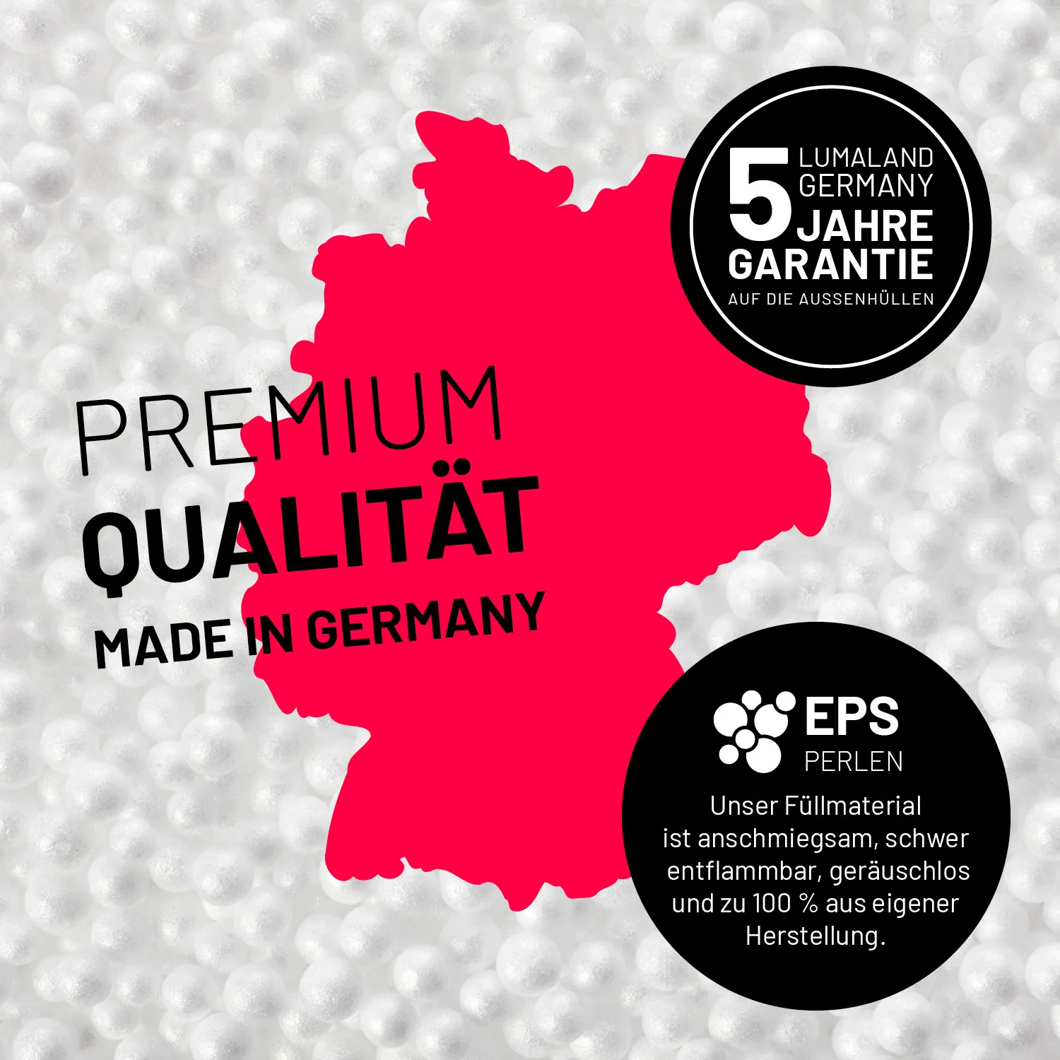 XXL Microvelours Sitzsack (380 L) - indoor - Grau - Image 4