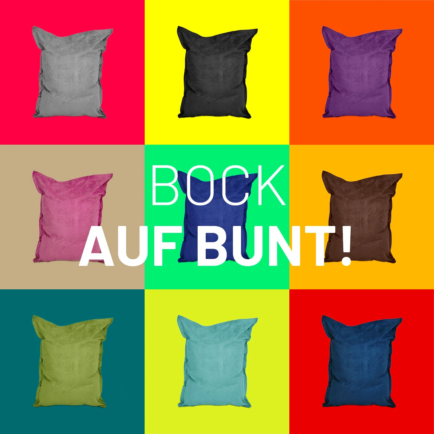 XXL Microvelours Sitzsack (380 L) - indoor - Grün - Image 8