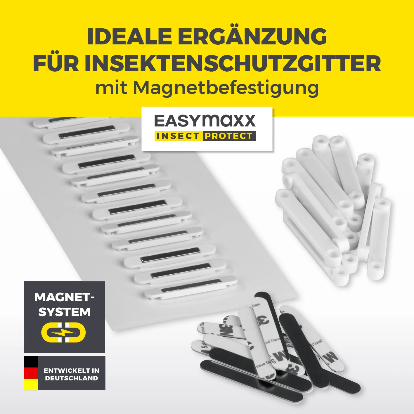 Magnet-Set für EASYmaxx Insect Protect Insektenschutzgitter - 12 Stück - Image 2