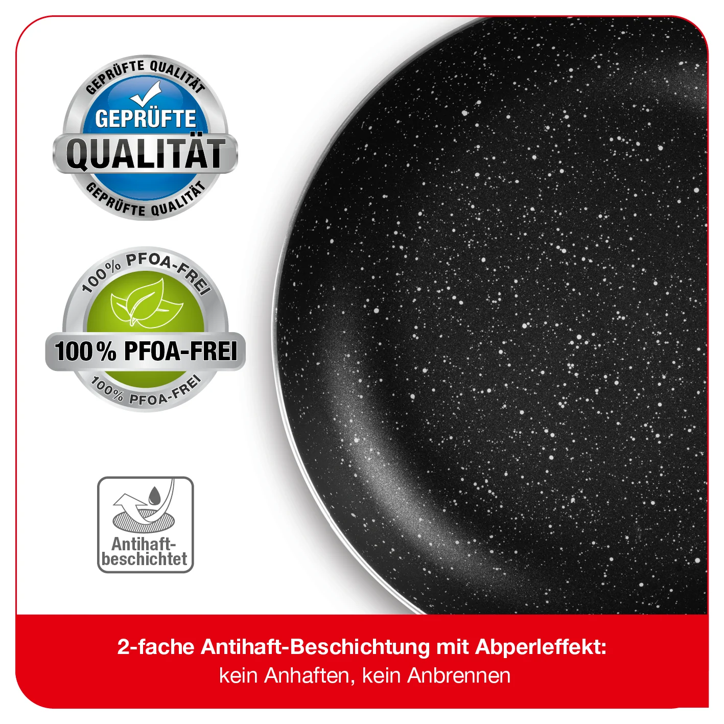 Aluminium-Pfanne mit Cool-Touch-Griff - 24 cm - anthrazit - Image 3