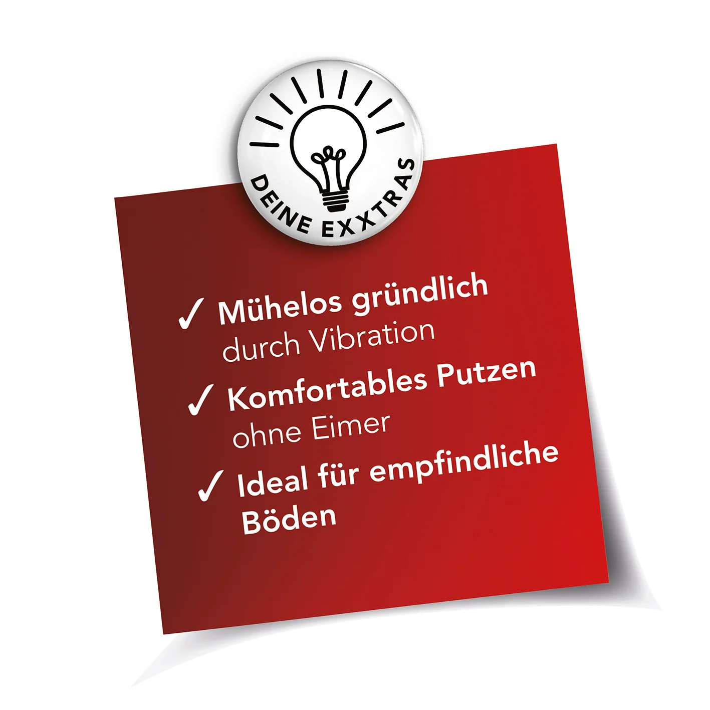 Akku-Vibrationsmopp mit Sprühfunktion - grau - Image 13
