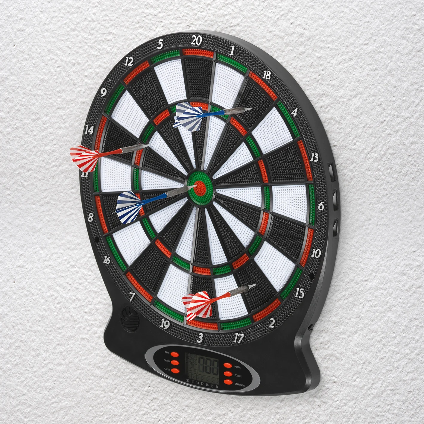 Dartscheibe mit 6 Pfeilen und 6 Ersatzspitzen + Batterien - Image 4