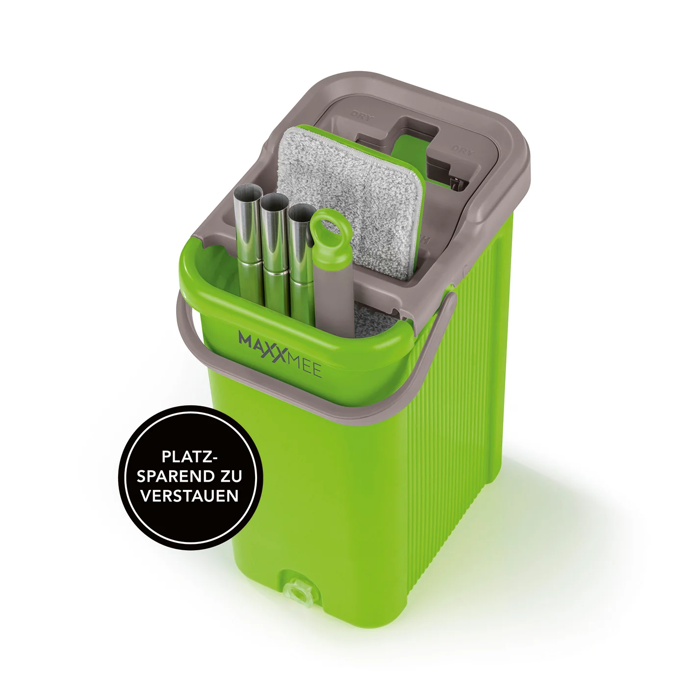 Komfort-Mopp Smart 7,5 l - Eimer mit 2-Kammer-System - limegreen - Image 13