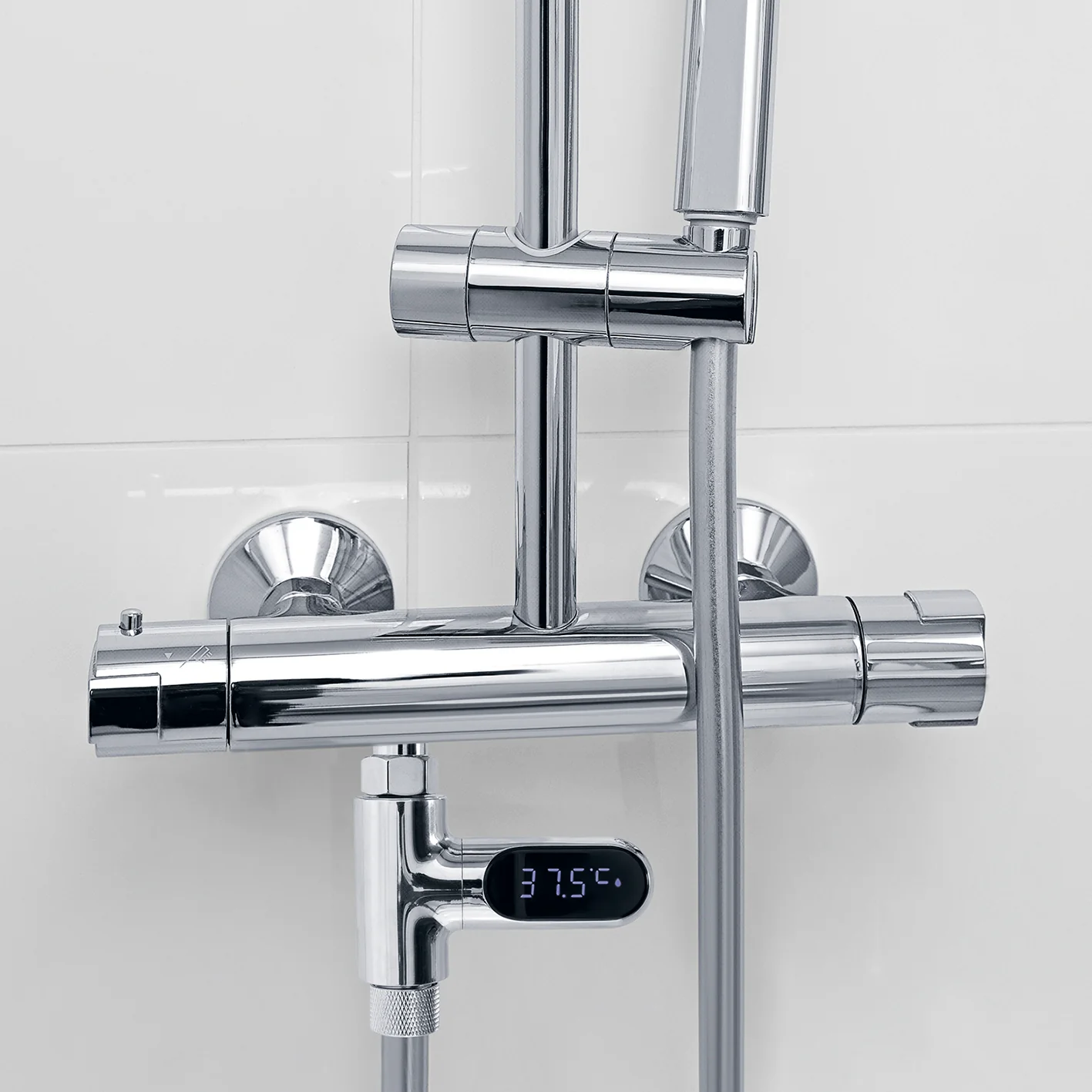Thermometer für Wasserarmaturen - chromfarben - Image 5