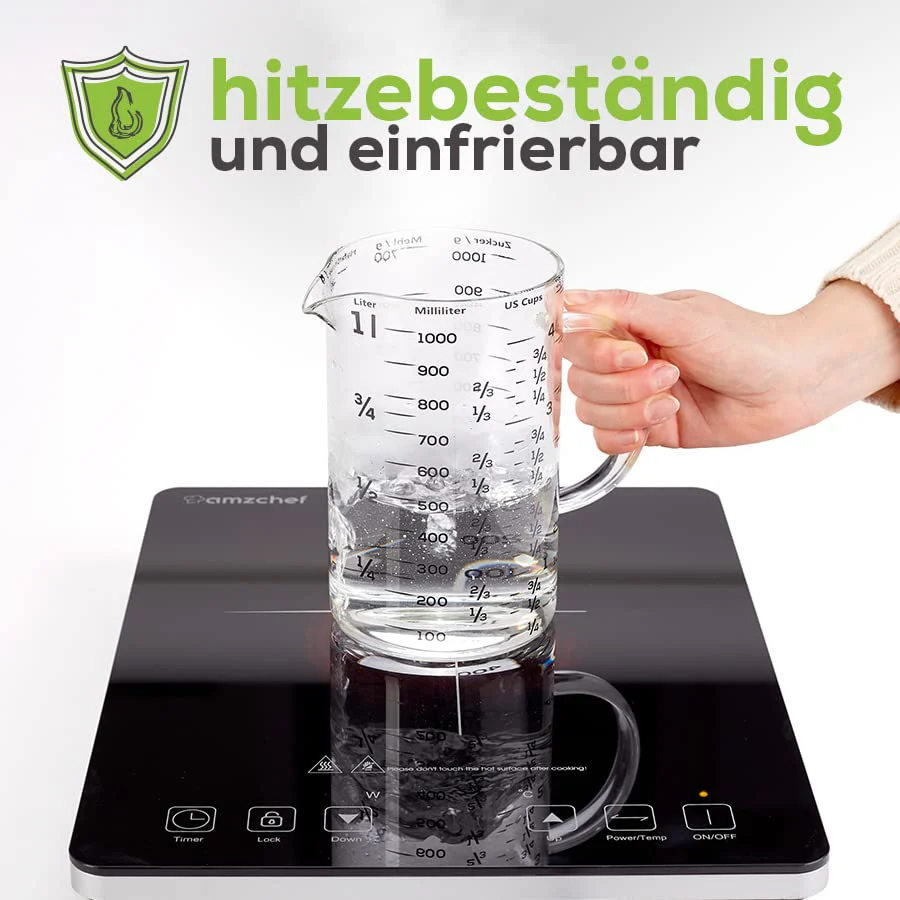 Messbecher - Glas - 2er Set - 1 L & 500 ml - US - Image 4