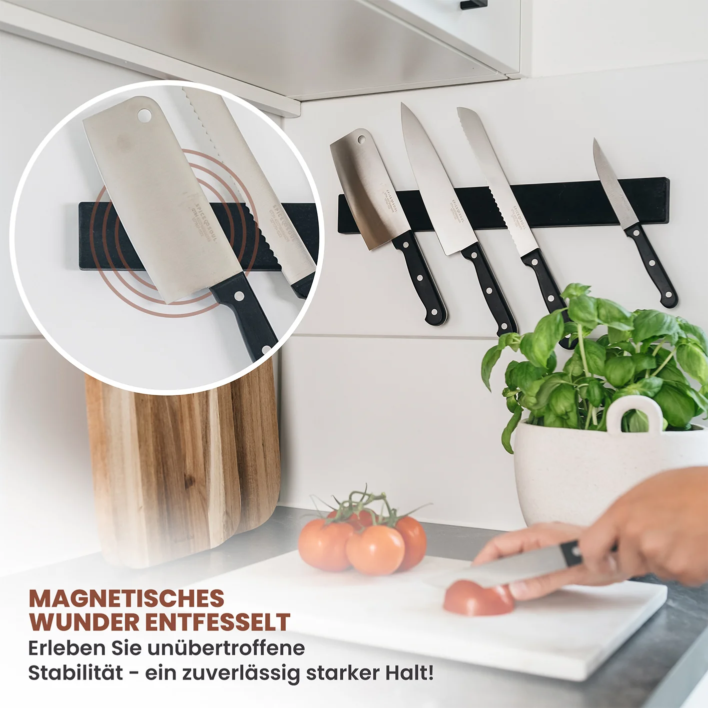 Messer-Magnetleiste - selbstklebend - 40 cm - Image 6