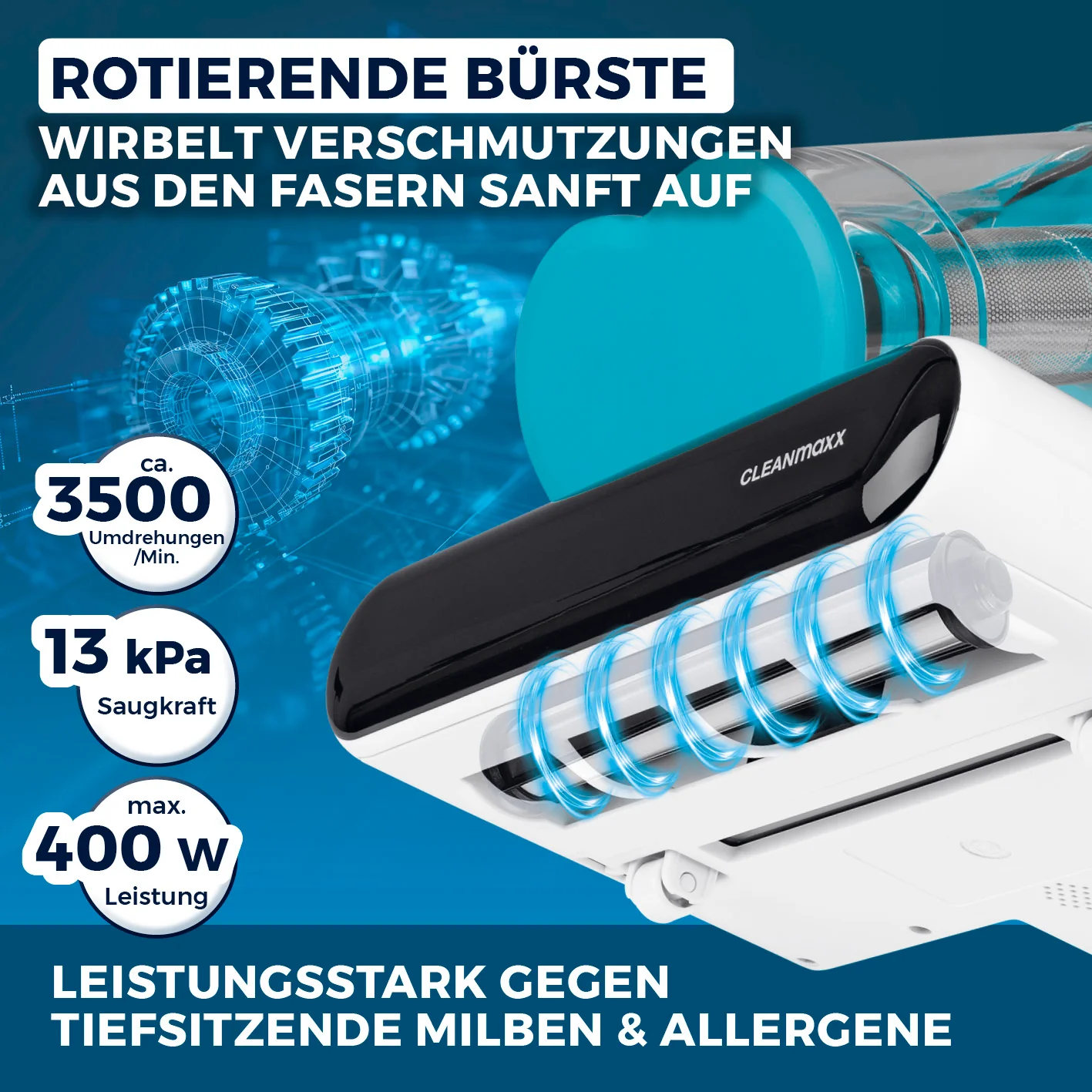 Milbensauger Rotation - blau/weiß - Image 6