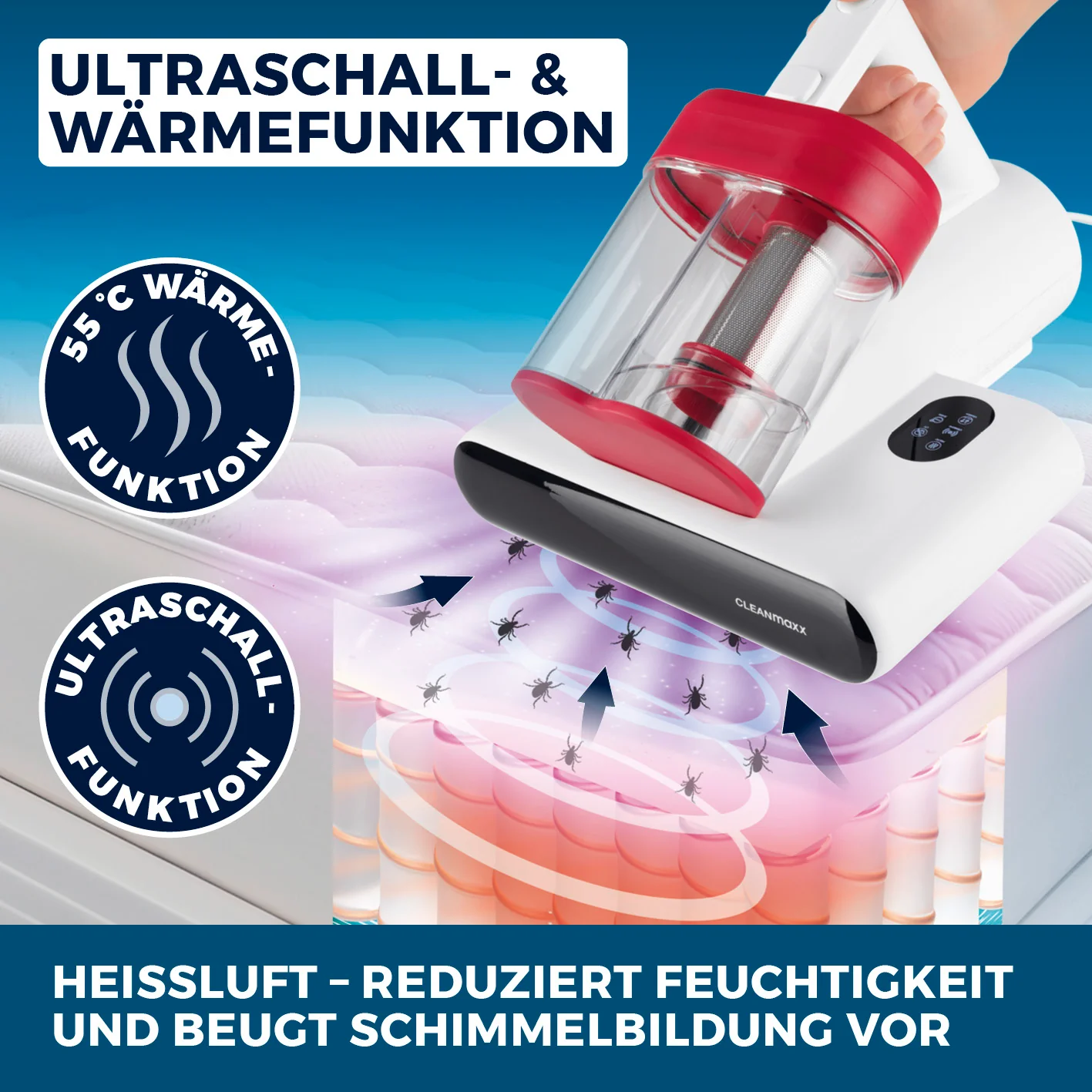 Milbensauger Rotation Rot/Weiß - Image 5