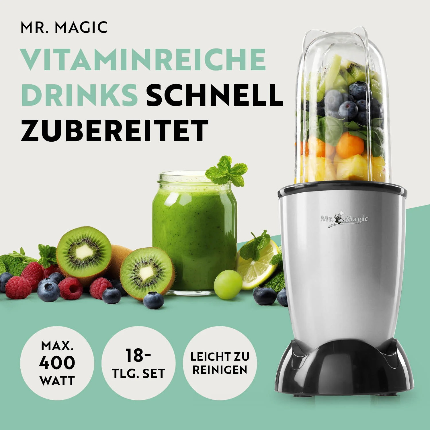 Mr. Magic Mixer - Silber/Schwarz - Image 2