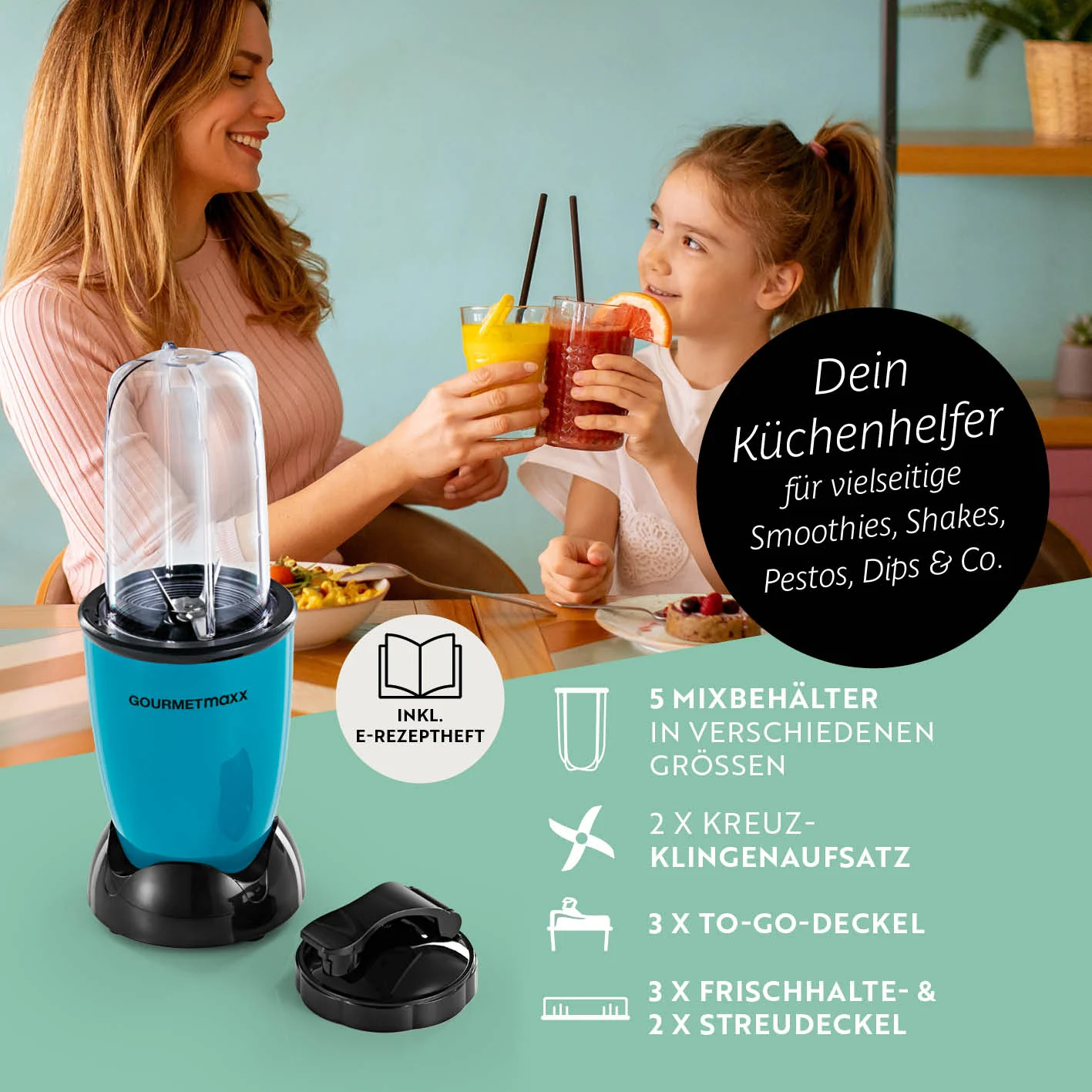 Mr. Magic Power 400 Pro mit Zubehörset XL - Grün/Schwarz - Image 3