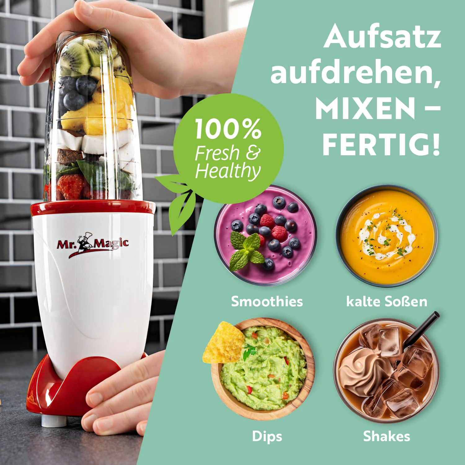 Mr. Magic Mixer - Weiß/Rot - Image 5