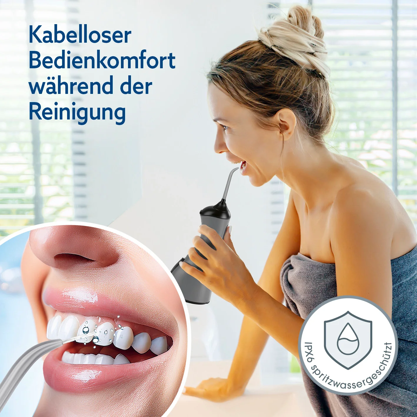 Munddusche mit 8 Multifunktionsaufsätzen - Image 5