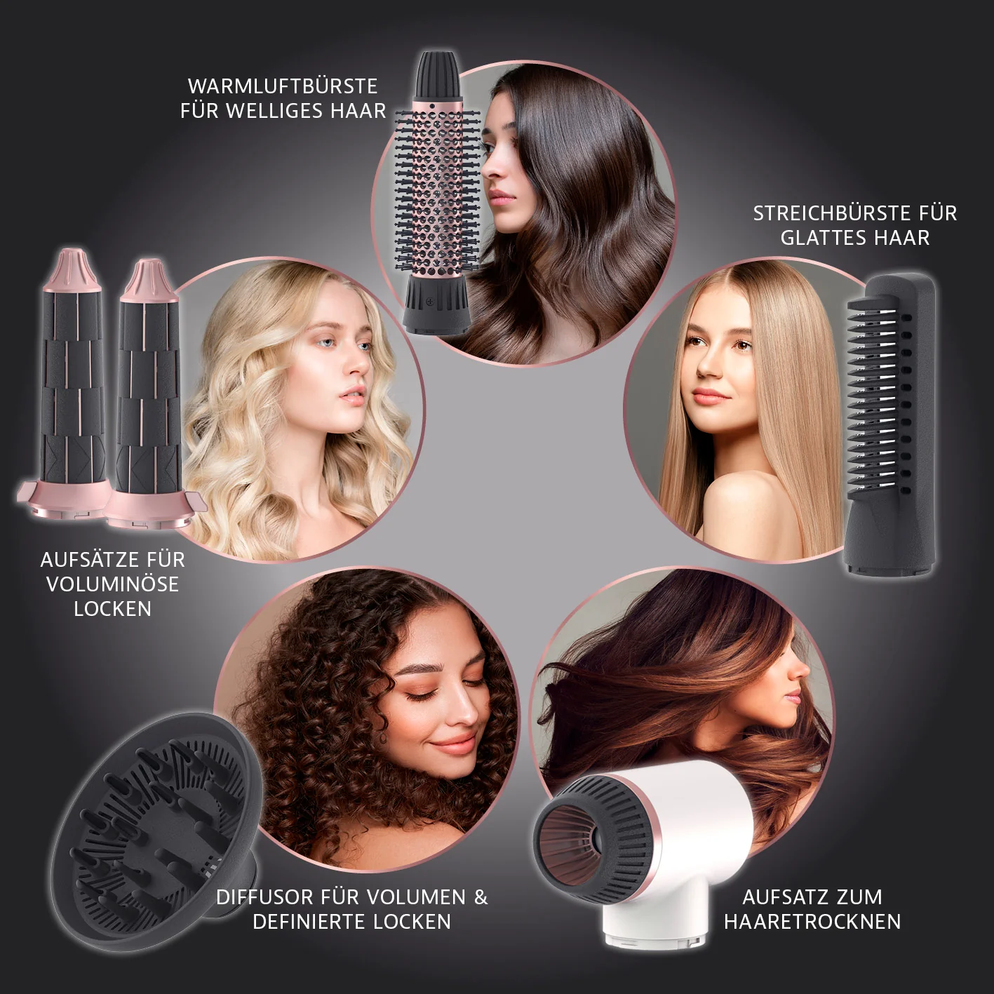 my BEAUTY STYLER - trocknen, stylen, Locken kreieren - 7-tlg. - Image 4