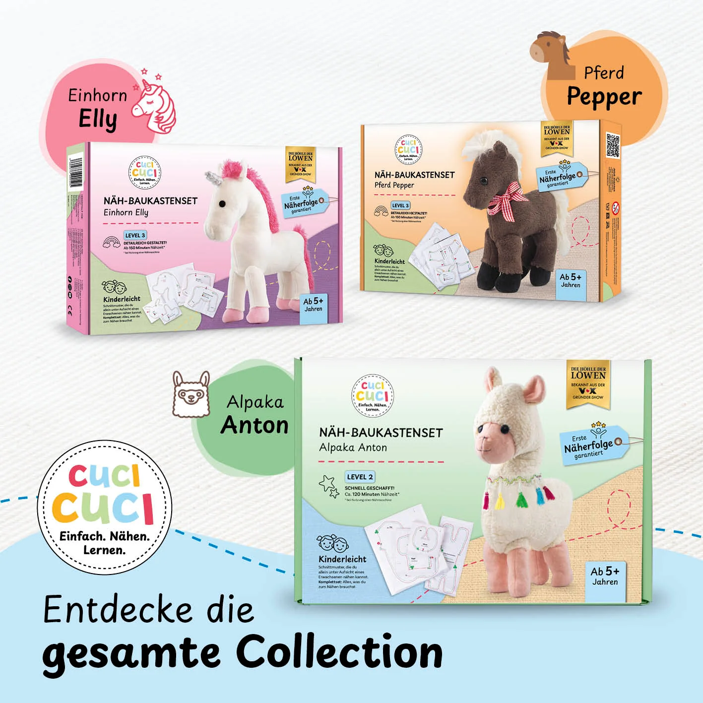Näh-Baukastenset Motiv Herz Liebling - Image 8