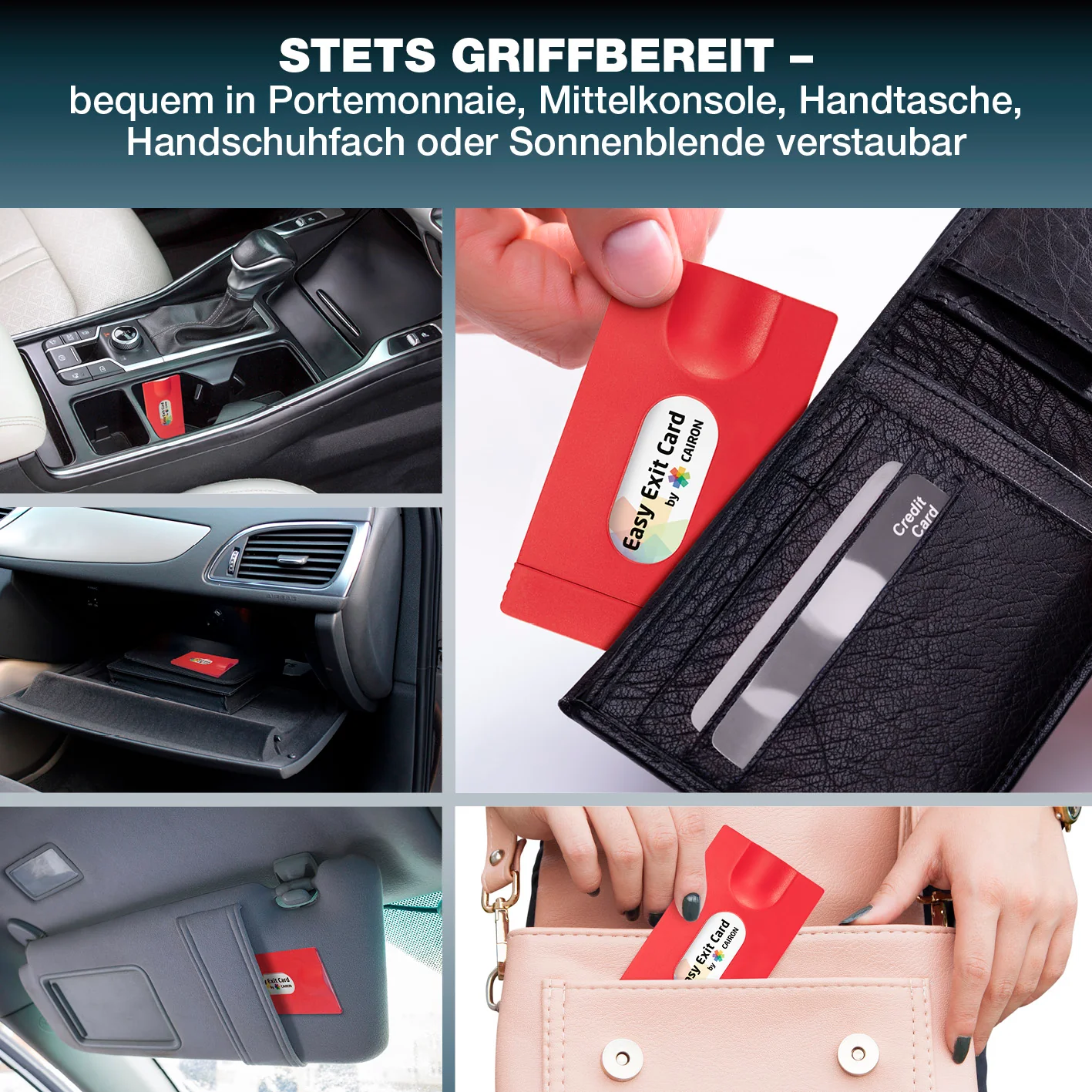 Notfall-Rettungswerkzeug im Kartenformat mit Gurtschneider - Image 4